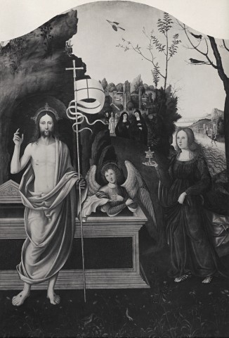 Anonimo — Coltellini Michele - sec. XVI - Cristo risorto e santa Maria Maddalena — insieme